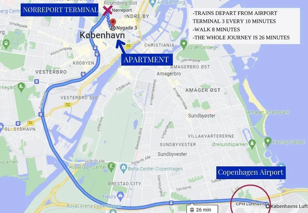 Apartment Penthouse-Nordic-Citycenter-Balcony Copenhagen Denmark