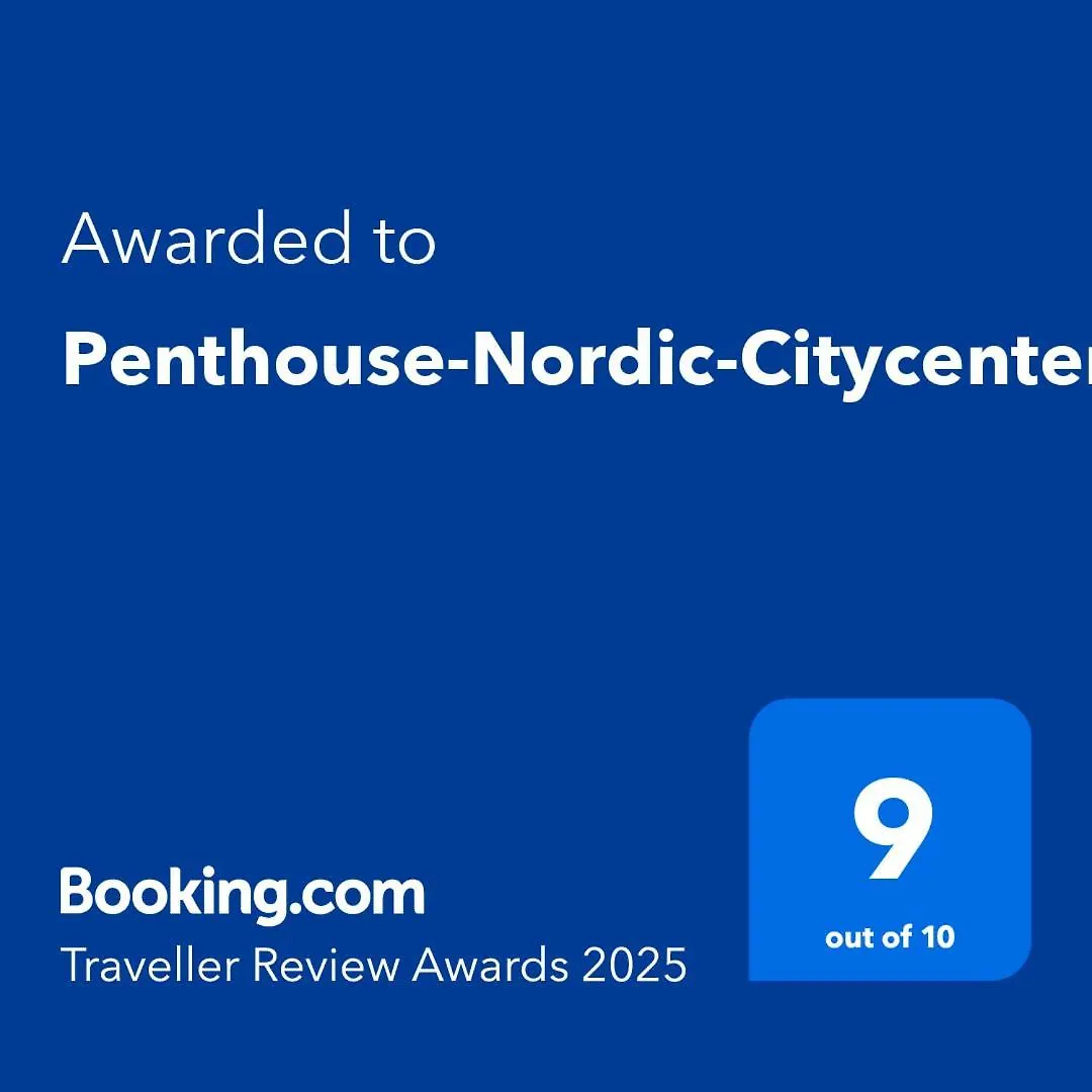Penthouse-Nordic-Citycenter-Balcony Copenhaga